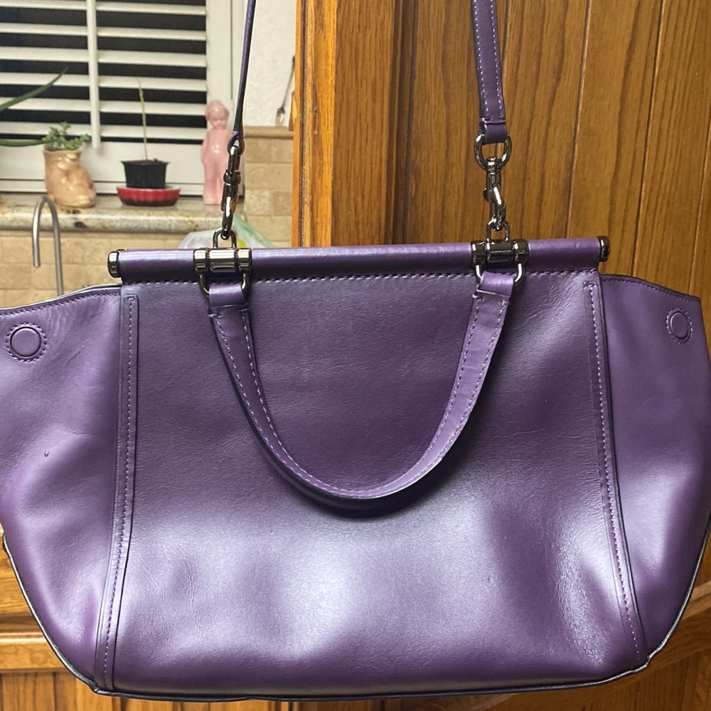 Plum Coach Handbag - Picture 3 of 5